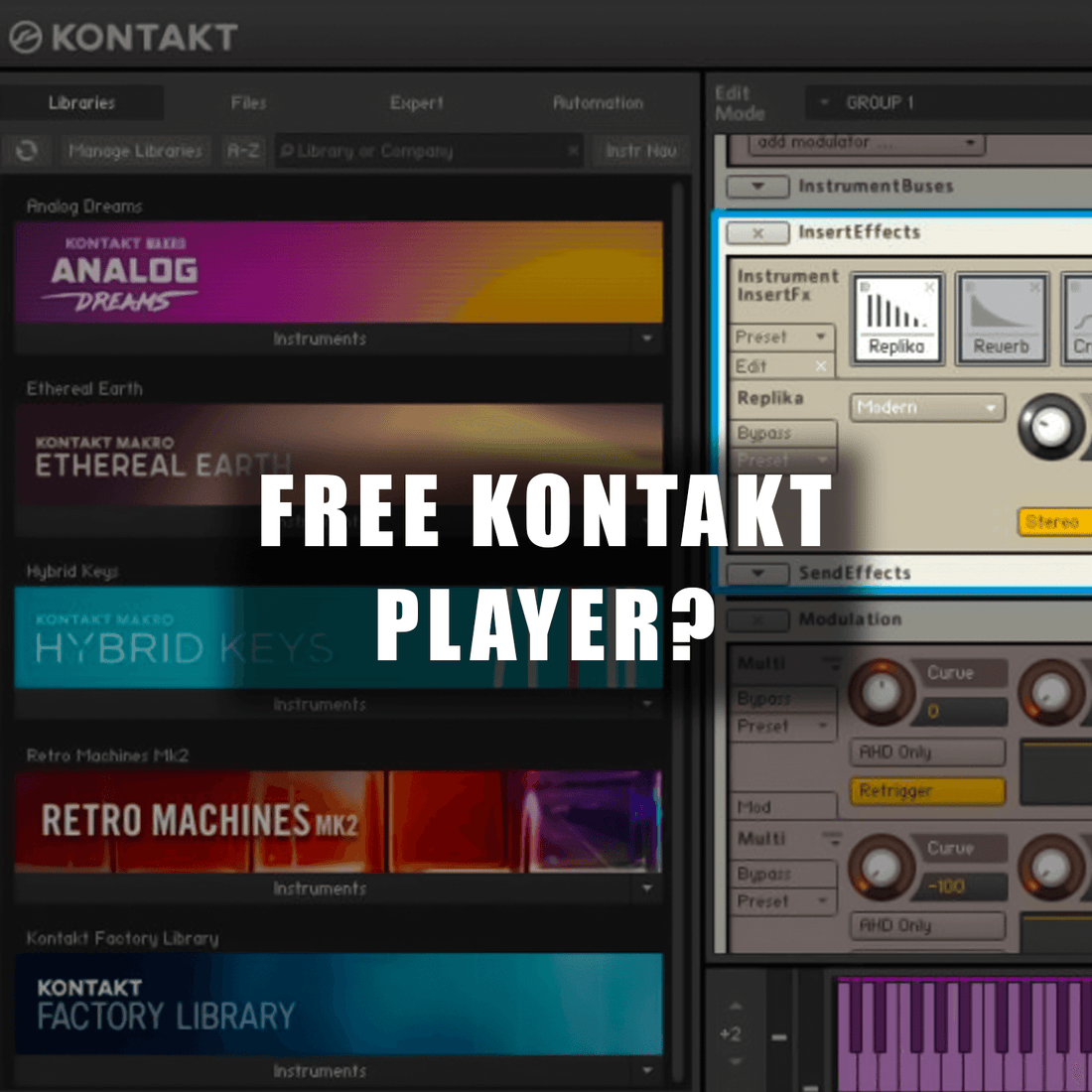 the free kontakt player