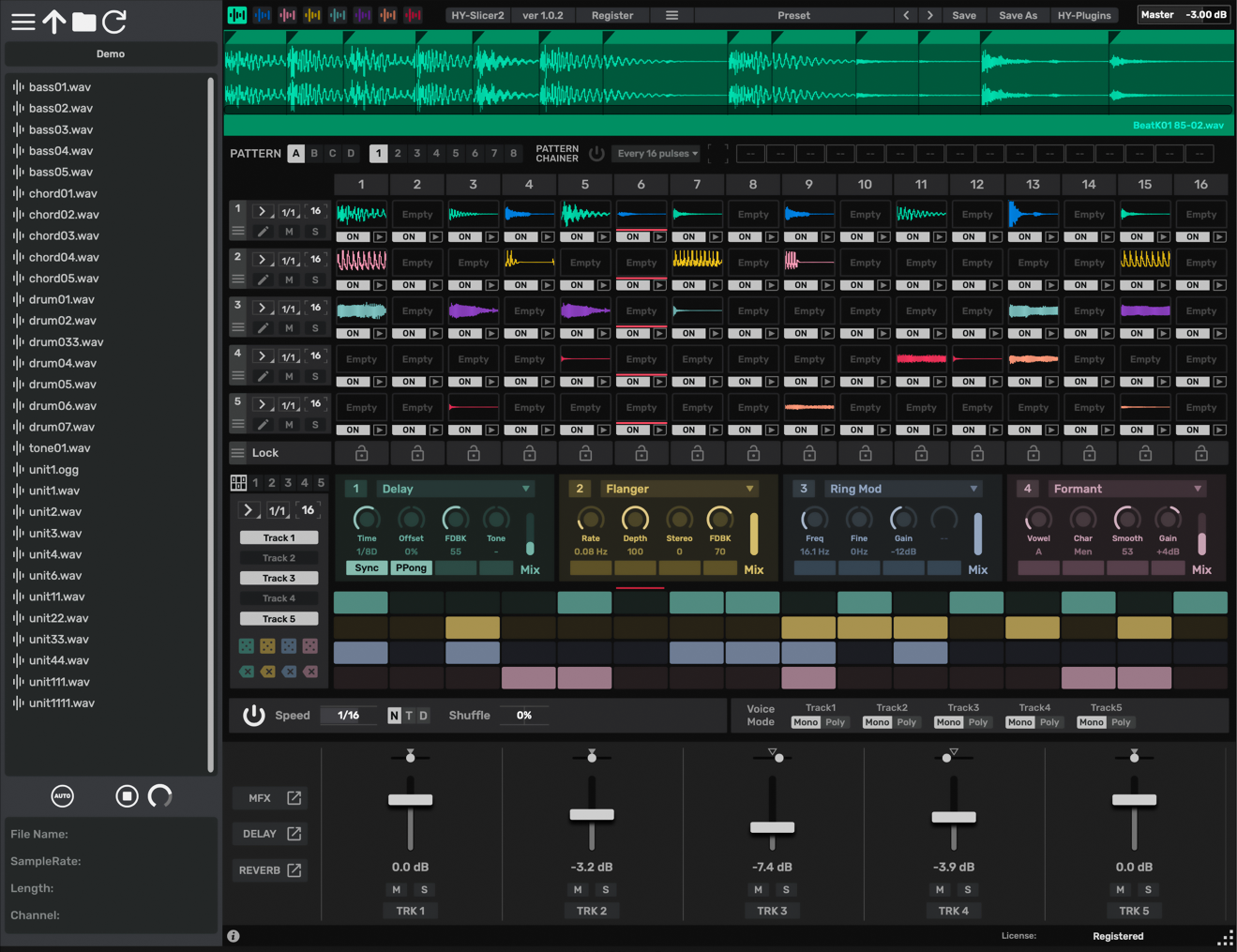 HY-Slicer - A Sample slicing VST plugin